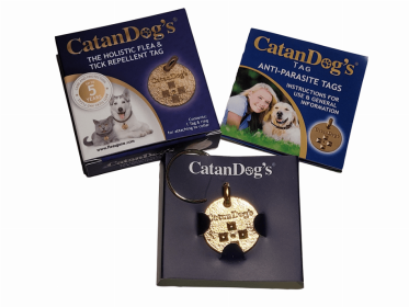 5 Yr. Chemical-Free Natural Flea & Tick Prevention Tag for Cats and Dogs