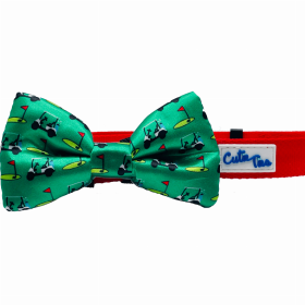 Cutie Ties Dog Bow Tie (Color: Golf Green, size: One Size)