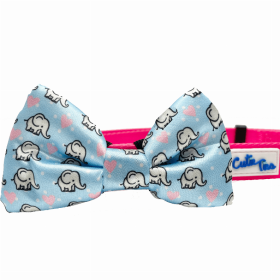 Cutie Ties Dog Bow Tie (Color: Elephant, size: One Size)