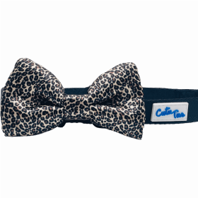 Cutie Ties Dog Bow Tie (Color: Leopard Print, size: One Size)