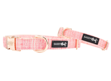 Collar (Color: Pink, size: large)