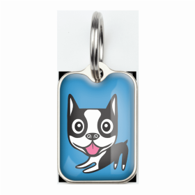 Lili Chin (Color: Lili Chin Blue, size: Small (2.5cm x 1.5 cm))