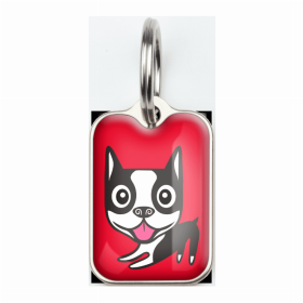 Lili Chin (Color: Lili Chin Red, size: Large (2.6cm x 1.8cm))