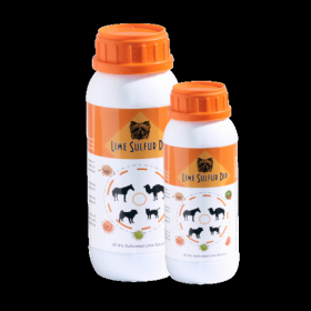 Lime Sulfur Dip - Pet and Veterinary Solution for Dermatitis, Mange, Ringworm and other Parasites (size: 8 fl oz)