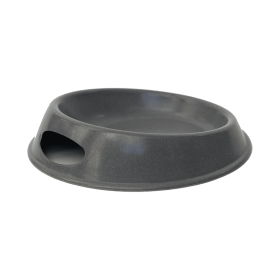 Round Bamboo Bowl (Color: Charcoal)