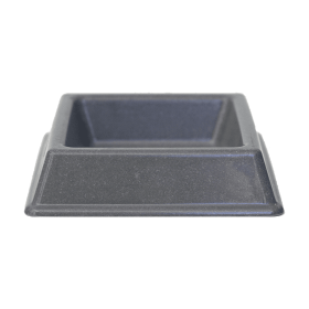 Square Bamboo Bowl (Color: Charcoal)