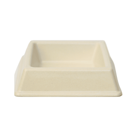 Square Bamboo Bowl (Color: CREAM)