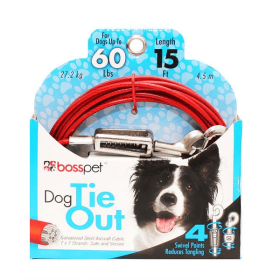 BP Tie-Out W/ Spring (size: 30ft Large)