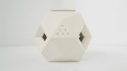 The Odin - Modern Treat Dispensing Dog Puzzle (Color: Light Grey)