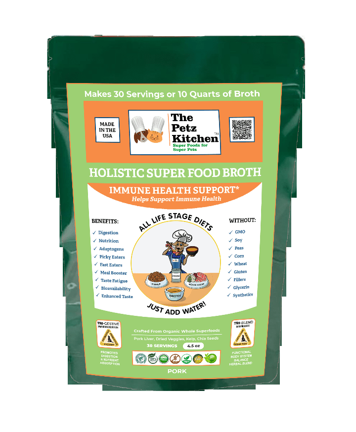 Super Food Immune Support* Base Broth - The Petz Kitchen Dogs & Cats Super Food Immune Support* Base Broth - The Petz Kitchen Dogs & Cats