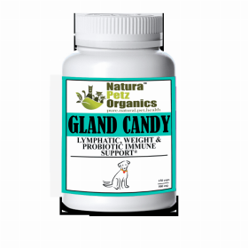 Gland Candy Omega 3 & 6 Lymphatic, Weight & Probiotic Immune Support * (size: DOG/ 150 caps / 500 mg.)