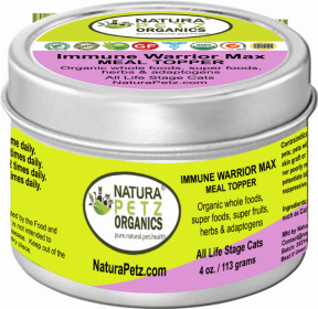 Immune Warrior Max Meal Topper* Master Blend Immune Regulator & Anti-Inflammatory Support* For  Dogs & Cats (size: 2 oz/Cat)