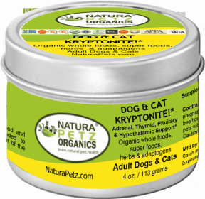 Dog And Cat Kryptonite Meal Topper - Adrenal, Thyroid, Pituitary & Hypothalamic Support* (size: CAT / 4 Oz.)
