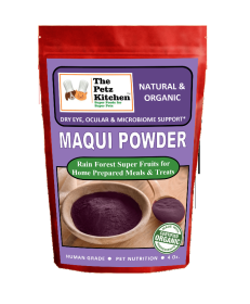 Maqui Berry Powder - Dry Eye Ocular & Microbiome Support* Organic The Petz Kitchen Dog & Cat Holistic Super Foods* (size: 4 oz)