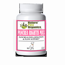 Pancrea Rightis Max Support* Capsules Pancreas Inflammation & Flow Support Dogs Cats* (size: DOG - 150 caps / 500 mg)