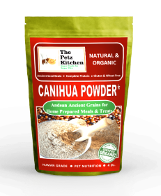 Canihua Flour - Organic Ancient Seed Grain - Complete Protein - Wheat & Gluten Free* The Petz Kitchen Dog & Cat Super Foods* (size: 4 oz)