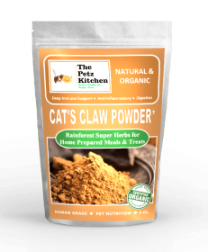 Cat'S Claw Powder Immune & Inflammation Support* The Petz Kitchen Organic & Human Grade Ingredients For Home Prepared Meals & Treats (size: 4 Oz.)
