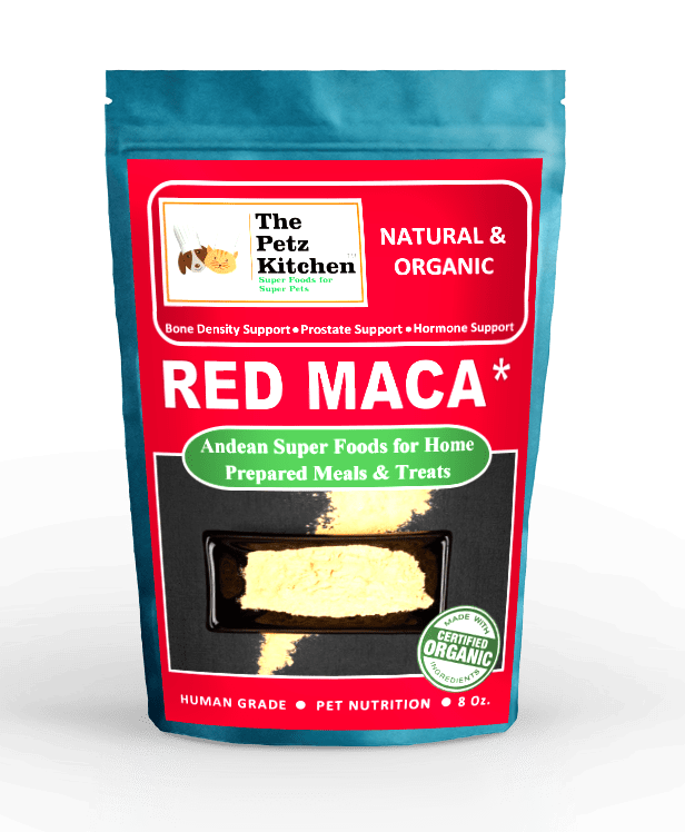 Red Maca - Bone Prostate & Hormone Support* The Petz Kitchen - Organic & Human Grade Ingredients For Home Prepared Meals & Treats Red Maca - Bone Prostate & Hormone Support* The Petz Kitchen - Organic & Human Grade Ingredients For Home Prepared Meals & Treats