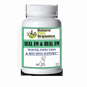 Seal Em & Heal Em Capsules Dog Cat & Small Animal*  Wound, Infection & Hot Spot Support* (size: DOG/ 150 caps /  450 mg)