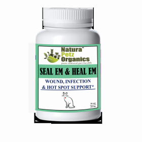 Seal Em & Heal Em Capsules Dog Cat & Small Animal*  Wound, Infection & Hot Spot Support* (size: CAT/ 90 caps /  225 mg)