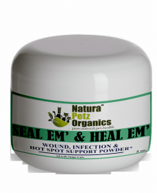 Seal Em And Heal Em Powder Dog, Cat & Small Animal*  Wound, Infection & Hot Spot Support* (size: CAT 2 oz/ 350 mg.)