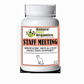 Staff Meeting* Idiopathic Skin & Coat Infection* Support For Dogs And Cats* (size: CAT 90 caps - 250 mg. Size 3)