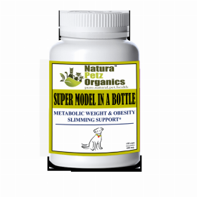 Super Model In A Bottle - Metabolic Weight & Obesity Slimming Support* Adult & Senior Pets* (size: DOG /150 caps / 500 mg  Turkey Flavor)