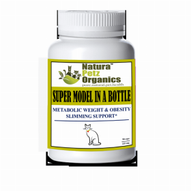 Super Model In A Bottle - Metabolic Weight & Obesity Slimming Support* Adult & Senior Pets* (size: CAT  / 90 caps / 250 mg  Turkey Flavor)