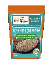Tiger Nut Root Powder* Metabolic Weight, Digestive & Immune Support* The Petz Kitchen Organic Super Food Ingredients Dogs Cats (size: 4 oz)