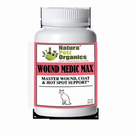 Wound Medic Max Caps* Master Wound, Skin & Coat Support For Dogs & Cats* (size: Cat 90 caps - 250 mg)