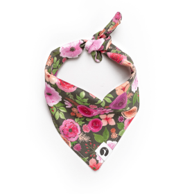 Mulberry Bouquet Dog Bandana (size: L)