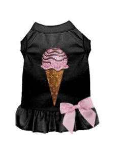 My Favorite Chewy Vuitton Ice Cream Dress (Color: black, size: X Large)