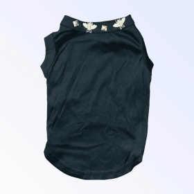 Studded Bee Tee (Color: black, size: X Small)