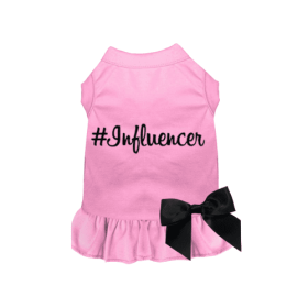 #Influencer Dress (Color: Pink, size: medium)