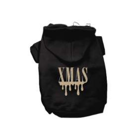 Holiday Drip Hoodies (Color: black, size: 2X Large)