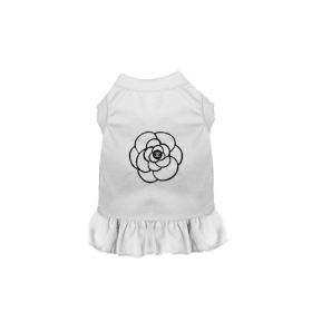 Cameilla Casual Dress (Color: White, size: X Large)