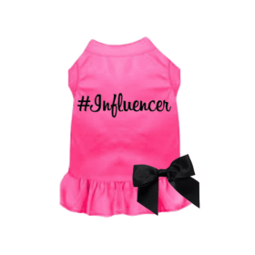 #Influencer Dress (Color: HOT PINK, size: large)