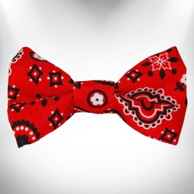 Bandana Dog Bow Tie (Color: Red)