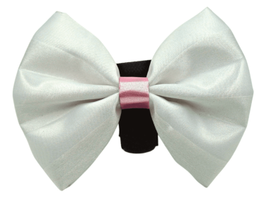 PR3001VA|Pets Ribbons (Color: White-Pink, size: 2")