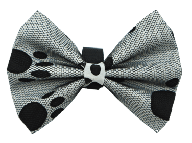 PR5002|Pets Ribbons (Color: Black/White, size: 3")