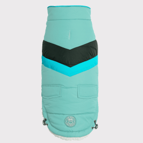 GF Pet  Alpine Puffer (Color: Light Aqua, size: small)
