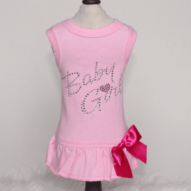 Baby Girl Dress (Color: Pink, size: medium)