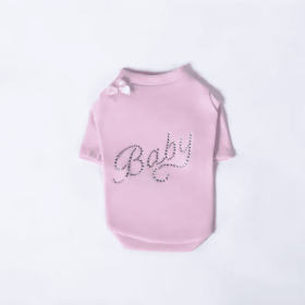 Baby Tee (Color: Pink, size: small)