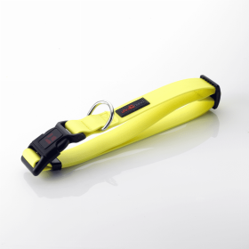 Play Adjustable Collar (Color: yellow, size: 12"-16"x3/4" Wide)