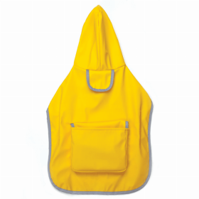 Zack & Zoey Reversible Pocket Raincoat (Color: yellow, size: XSmall)