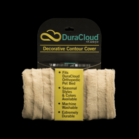 DuraCloud Orthopedic Pet Bed and Crate Pad Contour Cover (Color: Camel, size: X-Large)