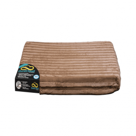DuraCloud Orthopedic Pet Bed and Crate Pad (Color: Mocha, size: XX-Large)