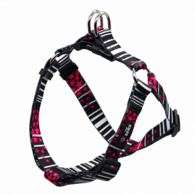 The Dowg Dog Harness (Color: Pink Petals, size: L)